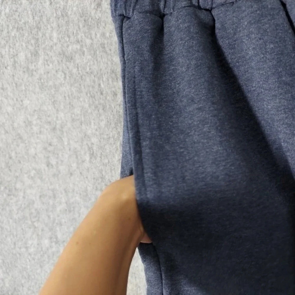 True‎ Religion Sweatpants Men L Blue Horseshoe Logo Streetwear Lounge Drawstring